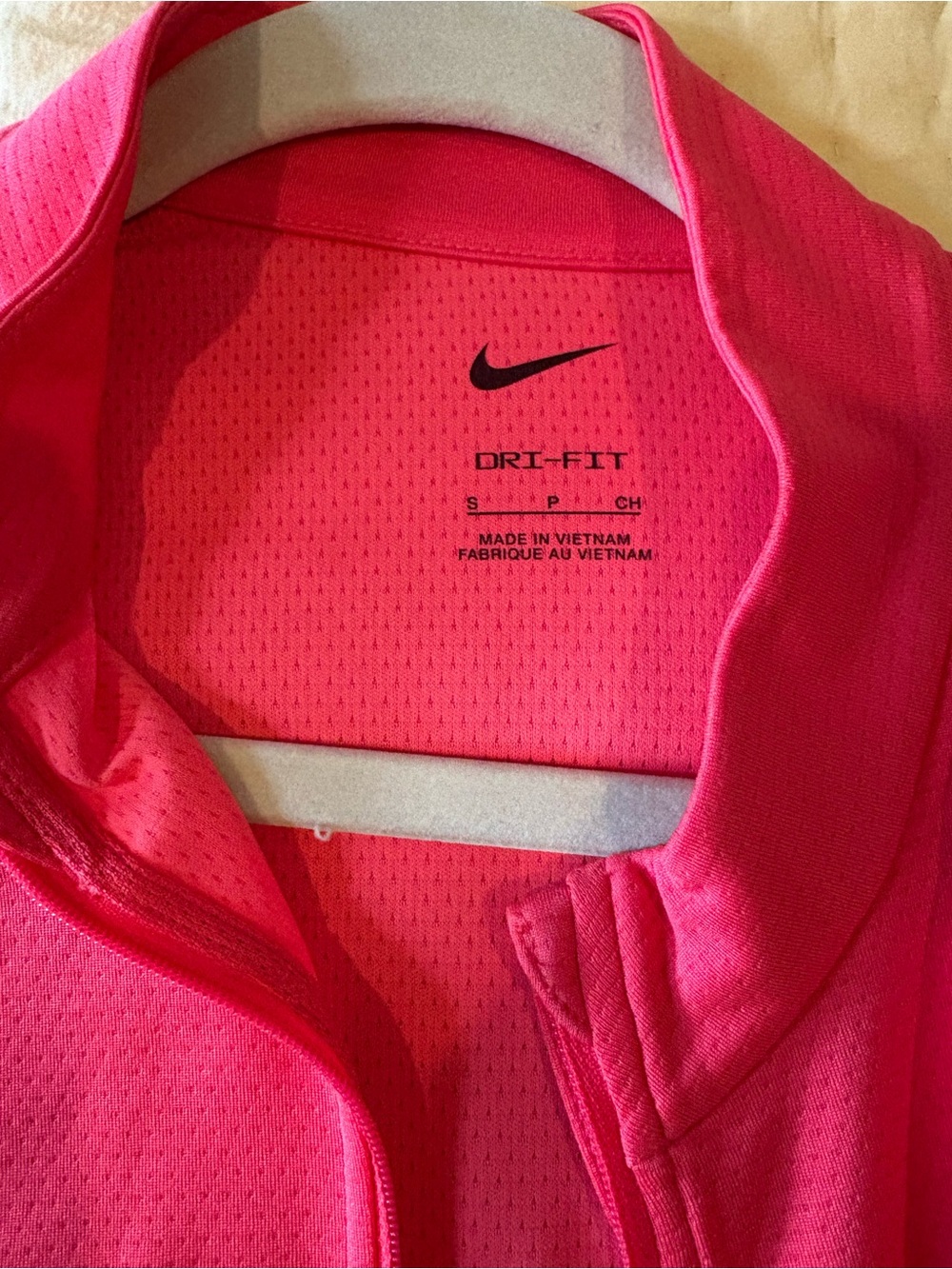 Nike Women's Pink Dri-FIT Bomber-Style Athletic Jacket